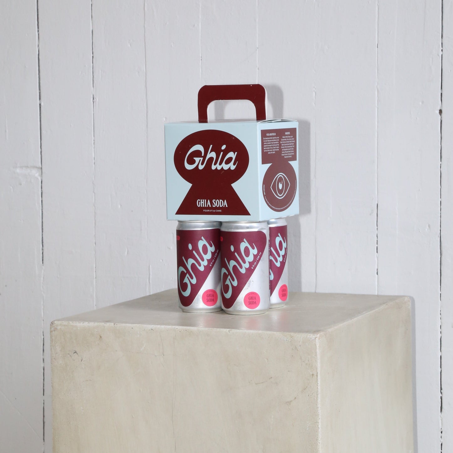 Ghia Original Soda case available at Rook & Rose.