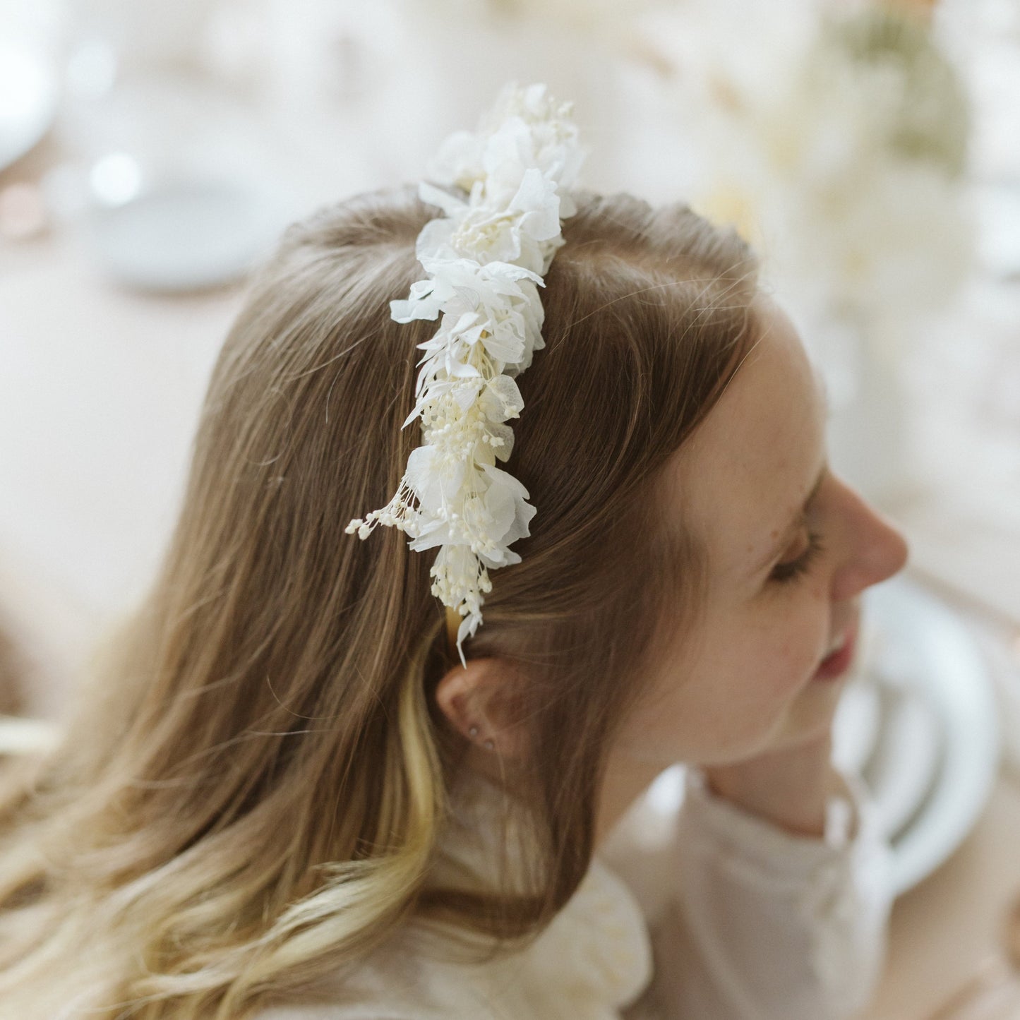 Dried flower crown available at Rook & Rose.