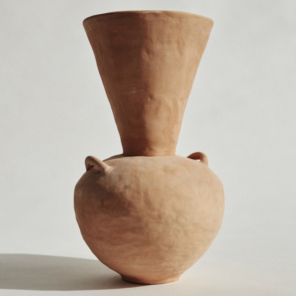 Marta Bonilla handmade ceramic terracotta vase available at Rook & Rose.