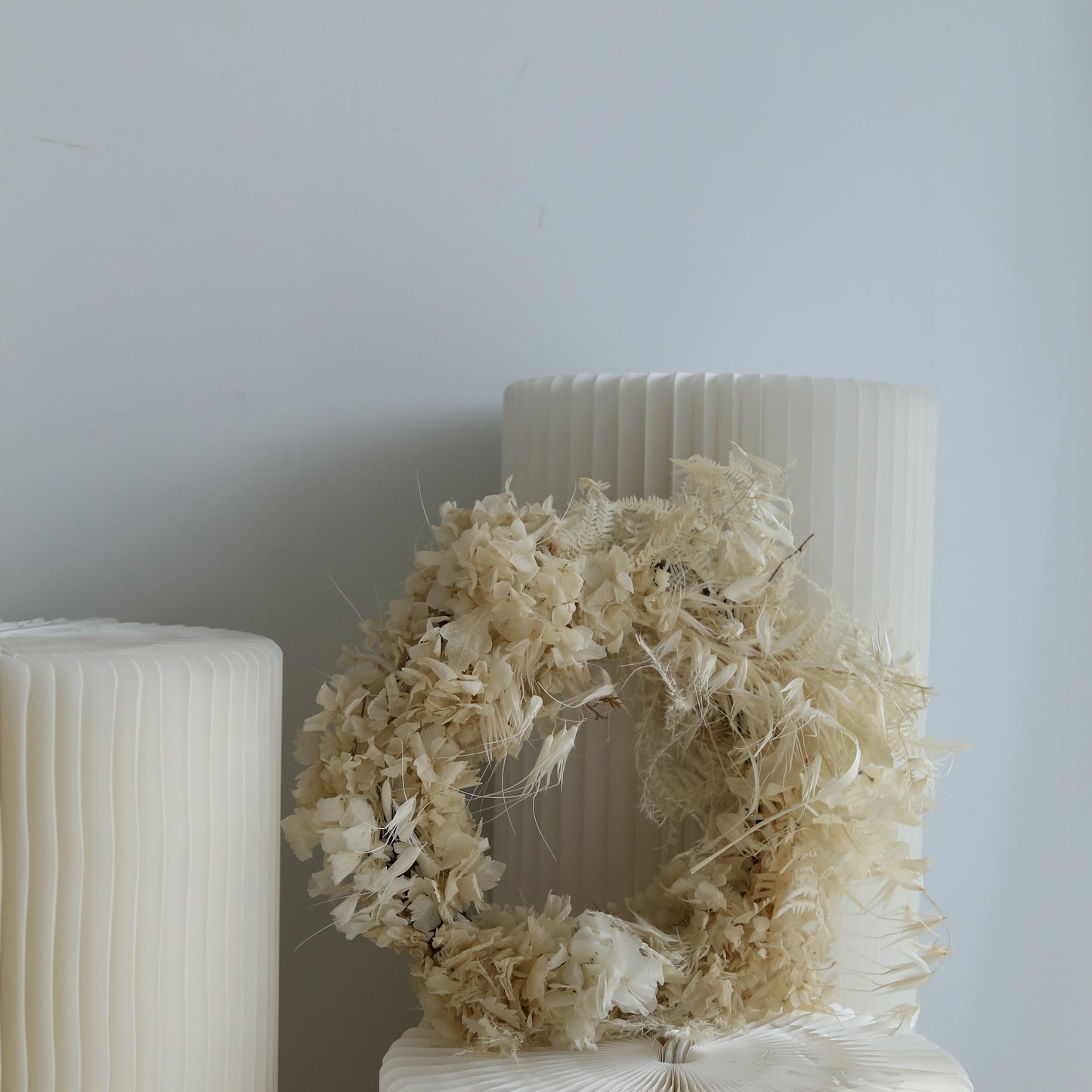 Photo is an example of a medium full rustic wreath.