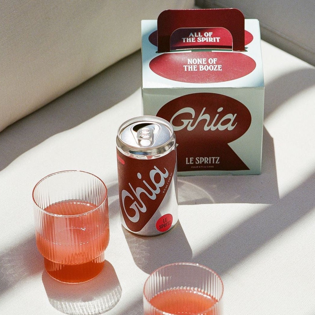 Ghia Original Soda case available at Rook & Rose.