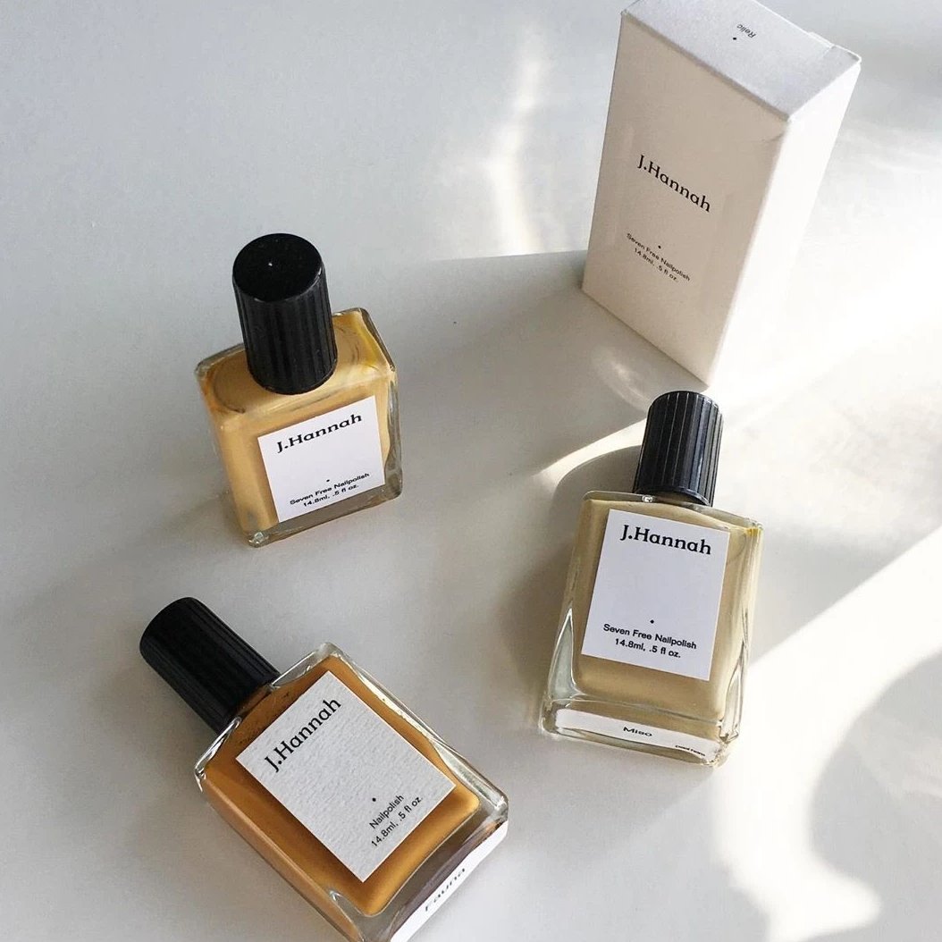 J. Hannah vegan and 7 free nail polish in fauna available at Rook & Rose.