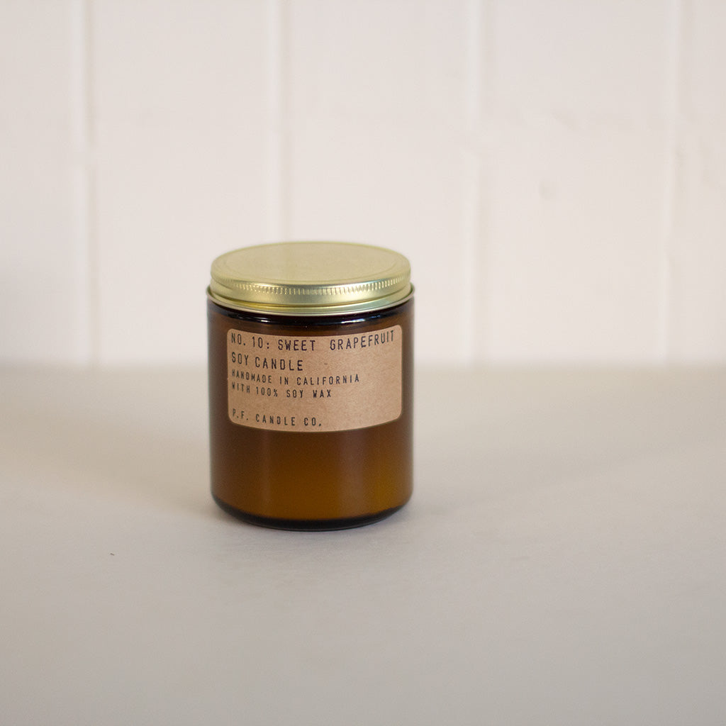 P.F. Candle Co. sweet grapefruit candle available at Rook & Rose