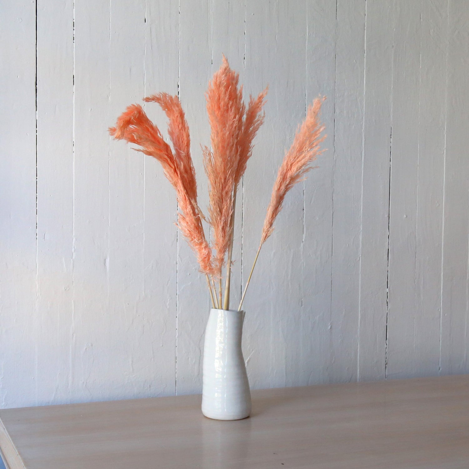 Pink mini pampas grass bunch available at Rook & Rose.