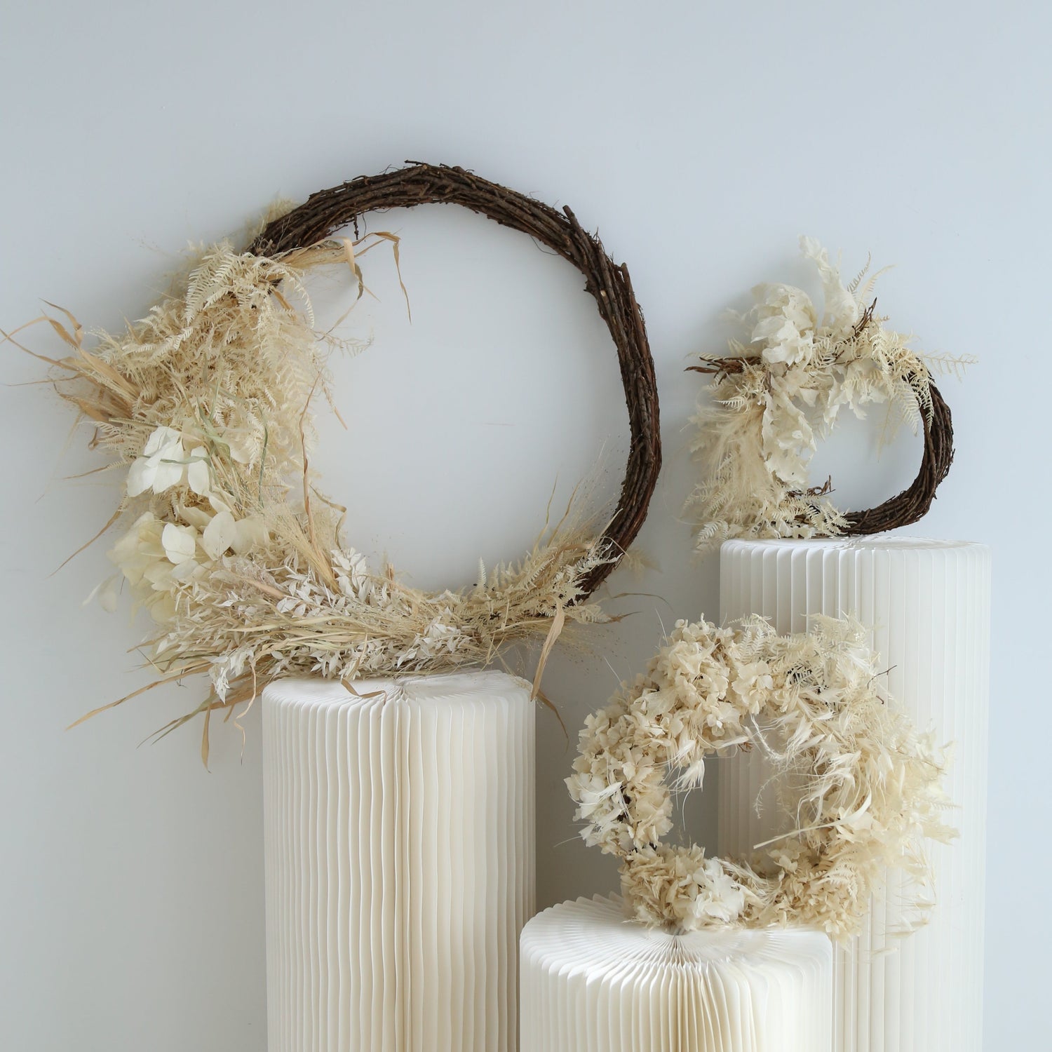 Photo is an example of a rustic wreath.