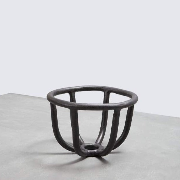 SIN moth fruit bowl in black available at Rook & Rose.