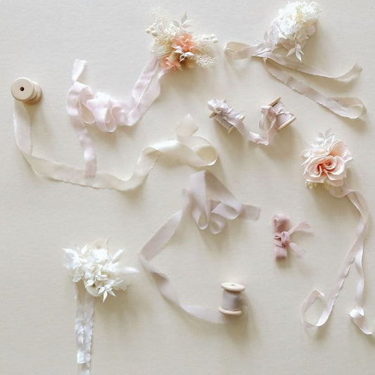 Dried floral corsage available at Rook & Rose.
