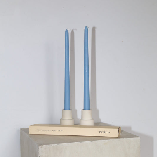 Tweedia Soy Taper Candles - Set of 2